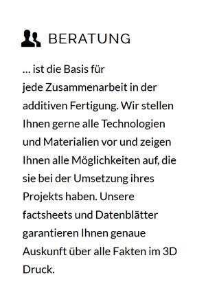 3D Druck Beratung für  Cloppenburg