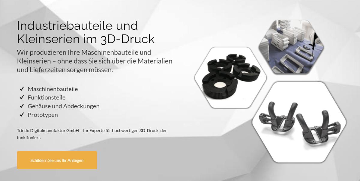 3D Druck Deckenpfronn |  trindo ➤ Additive Fertigung, Profi 3D Druckservice / ✓ CAD Konstruktionen, Industriebauteile & Kleinserien