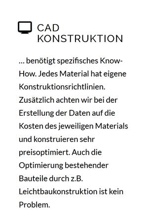 CAD Konstruktionen, Industriebauteile & Kleinserien im Raum  Schwäbisch Gmünd