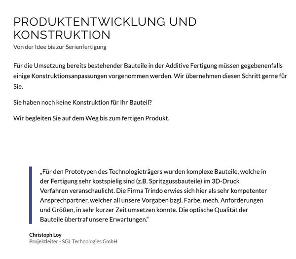 Produktentwicklung Konstruktion für 85659 Forstern