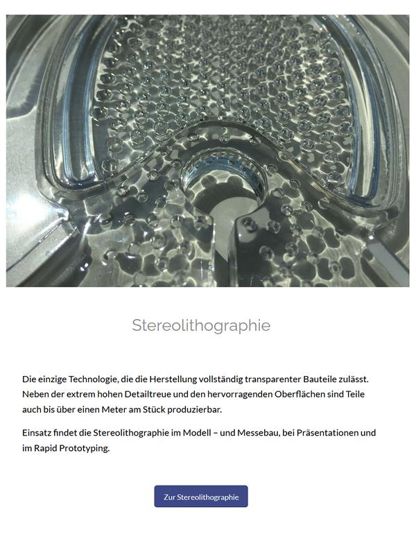 Stereolithographie im Raum  Eckental